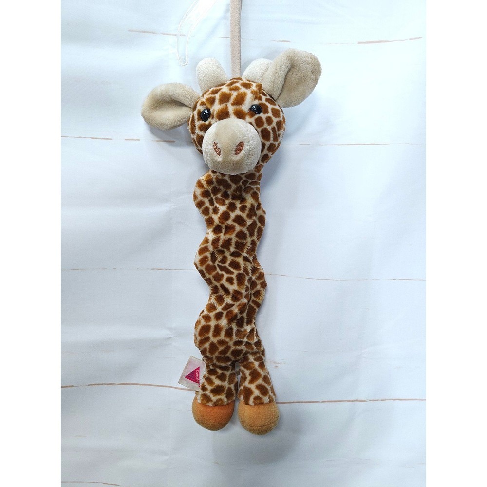 1988 Dakin Musical Lullaby Giraffe Crib Stretch Lovey Plush Toy
